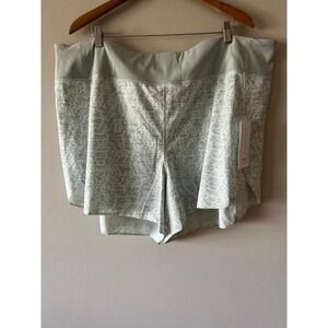 Athleta Run With It Printed 3.5" Shorts 3X NWT